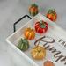 Northlight Seasonal 6pc Fall Harvest Ceramic Pumpkins Decoration Set Ceramic | 3.5 H x 1.75 W x 1.75 D in | Wayfair NORTHLIGHT Q590155