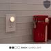 Lights by Night Glo Dot Automatic LED Night Light, Warm Plastic in White | 1.63 H x 1.63 W x 1.63 D in | Wayfair 54838