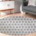 Gray/Pink 60 x 0.08 in Area Rug - Corrigan Studio® FYN PINK Area Rug By Becky Bailey Polyester | 60 W x 0.08 D in | Wayfair