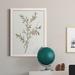 Red Barrel Studio® Single Sprig II Premium Framed Canvas - Ready To Hang Canvas, Bamboo in Black/Blue/Green | 24 H x 20 W x 1 D in | Wayfair