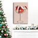 The Holiday Aisle® Get Blitzened Collection B Premium Gallery Wrapped Canvas - Ready To Hang Canvas in White | 48 H x 36 W x 1 D in | Wayfair