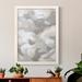 Orren Ellis Abstract Cumulus I Premium Framed Canvas - Ready To Hang Canvas, Solid Wood in Black/Blue/Green | 37.5 H x 27.5 W x 1 D in | Wayfair