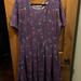 Lularoe Dresses | Lularoe Amelia Dress | Color: Purple | Size: 3x