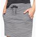 Athleta Shorts | Athleta Stripe Midtown Metro Skort- Xs | Color: Blue | Size: Xs