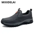 Baskets en faux daim pour hommes chaussures de sport en plein air mocassins en caoutchouc