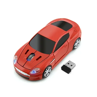 Aston Martin – souris sans fil pour voiture de sport 2.4 ghz pour ordinateur portable et de bureau