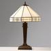 Tiffany White Table Lamp with 2 Light