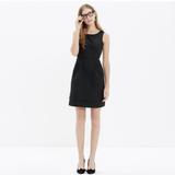 Madewell Dresses | Madewell Lowlight Dress Black & Gold Shimmer Dot 0 Nwt | Color: Black/Gold | Size: 0