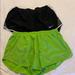 Nike Shorts | 2 Pair Of Nike Running Shorts | Color: Black/Green | Size: L