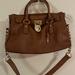 Michael Kors Bags | Mk. Hamilton Tan Leather Satchel | Color: Tan | Size: 12.5”L By 5”W By 8,5”H