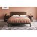 Merge Queen Bed with Two Nightstands in Brown - HomeStyles Furniture 5450-5015