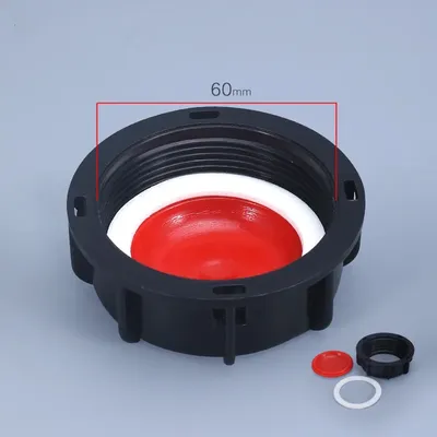 Couvercle en plastique Durable à filetage fin de 60mm pour Valve de réservoir IBC capuchon de Valve