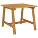 vidaXL Patio Dining Table 34.6"x34.6"x29.1" Solid Acacia Wood - 34.6" x 34.6" x 29.1"