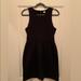 J. Crew Dresses | J Crew Black Polka Dot Velour Ponte Dress | Color: Black | Size: S