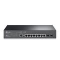 TP-Link JetStream 8-Port Gigabit L2 Managed Network Switch with 2 SFP Slots, L2/L3/L4 QoS and IGMP snooping with WEB/CLI managed modes, Fanless, Rack Mountable (TL-SG3210)