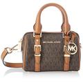 Michael Kors Women's Bedford Legacy Duffle Crossbody Bag, Brown/Acorn little