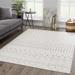 Tigris TGS-2331 7'10" x 10' Contemporary,Transitional Ivory/Beige Area Rug - Hauteloom