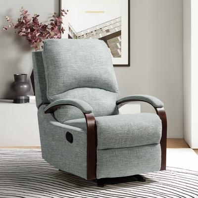 Badari Comfy Manual Rocking Nursery Chair with Metal Base by HULALA HOME