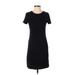 Old Navy Casual Dress - Sheath: Black Print Dresses - Women's Size Small