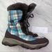 The North Face Shoes | 6-7| The North Face Girls (Size 6) Quilted Faux Fur Snow Boots | Color: Blue/Brown | Size: 6bb