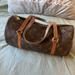 Louis Vuitton Bags | Louis Vuitton Vintage Monogram Canvas Barrel Satchel | Color: Brown/Gold | Size: Os