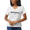 Women's League Collegiate Wear White Providence Friars Script Intramural Boyfriend V-Neck T-Shirt