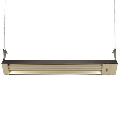 TPI OCH Series OCH-57-480VE Brown Outdoor / Indoor Quartz Electric Infrared Heater - 480V, 2250W