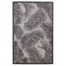 "Liora Manne Carmel Fronds Indoor/Outdoor Rug Black 6'6"" x 9'3"" - Trans Ocean CRE69847448"