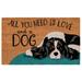 Liora Manne Natura Love And A Dog Outdoor Mat Natural 2' x 3' - Trans Ocean NTR23222512