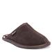 MUK LUKS Dave Printed Berber Suede Scuff - Mens 9 Brown Slipper Medium