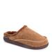 MUK LUKS Faux Suede Clog Slipper - Mens M Size 9-10.5 Tan Slipper Medium