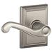 Schlage Flair Passage Door Lever Set with the Decorative Addison Trim