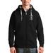 Men's Antigua Black Brooklyn Nets Logo Victory Full-Zip Hoodie