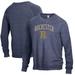 Men's Alternative Apparel Heathered Navy Rochester Yellow Jackets The Champ Raglan Pullover Sweatshirt