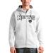 Men's Antigua White Brooklyn Nets Victory Full-Zip Hoodie