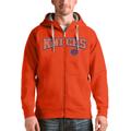 Men's Antigua Orange New York Knicks Victory Full-Zip Hoodie