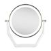 Two-Sided LED Lighted Vanity Swivel Mirror in Acrylic Base, 8X/1X by Zadro Products Inc. in Nickel