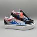 Vans Shoes | New Vans Old Skool Platform After Dark Summer Leaf Blue Pink Glitter Black Suede | Color: Black/Pink | Size: Various