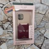 Kate Spade Accessories | Meow 12 Mini Phone Case Pink Multi Kate Spade For Iphone 12 Maroon Mini | Color: Pink | Size: Os