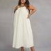 Anthropologie Dresses | Anthropologie Whit Two Polka Dot Maxi Dress | Color: Cream/Yellow | Size: L