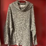 Lularoe Sweaters | Loose Low Hanging Turtleneck Sweater | Color: Gray/Tan | Size: M