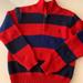 Polo By Ralph Lauren Shirts & Tops | Boys Polo Ralph Lauren Sweater Navy Red Striped Sz 6 1/4 Zip | Color: Blue/Red | Size: 6b