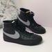 Nike Shoes | Black High Tops | Color: Black/Silver | Size: 8.5