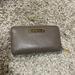 Michael Kors Bags | Michael Kors Leather Wallet | Color: Gray/Tan | Size: 7 X 4