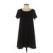 Old Navy Casual Dress - A-Line: Black Solid Dresses - Women's Size Small