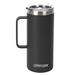 Ezprogear 32 oz. Double Wall Stainless Steel Travel Tumbler w/ Straw & Cleaning Kit Stainless Steel in Black | 10 H in | Wayfair EZM32-P1-W Black