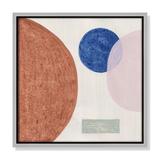 Joss & Main 'Earthly Orbs I' by Tava- Picture Frame Print on Canvas Canvas | 13.5 H x 13.5 W x 2 D in | Wayfair B08E197860164F70BCE14F15CB75C47E