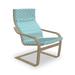 East Urban Home Ornamental of Symmetrical Horizontal Shapes & Wavy Streaks Indoor/Outdoor Seat/Back Cushion | 1.57 H x 21.26 W x 48 D in | Wayfair