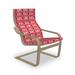 East Urban Home Funny Summer w/ Continuous Ice Lolly Popsicles Indoor/Outdoor Seat/Back Cushion in Pink/Red | 1.57 H x 21.26 W x 48 D in | Wayfair