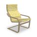 East Urban Home Interpretation of Ginkgo Nut Leaves Polyester in Yellow | 1.57 H x 21.26 W x 48 D in | Outdoor Furniture | Wayfair